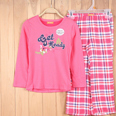 C3401兒童全棉休閑長袖套裝 舒適家居與外貿(mào)供應的優(yōu)質選擇